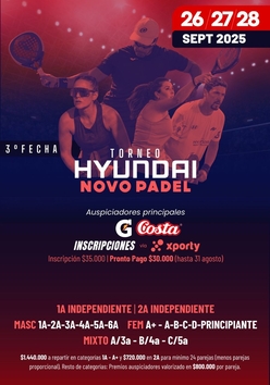 Cartel del torneo